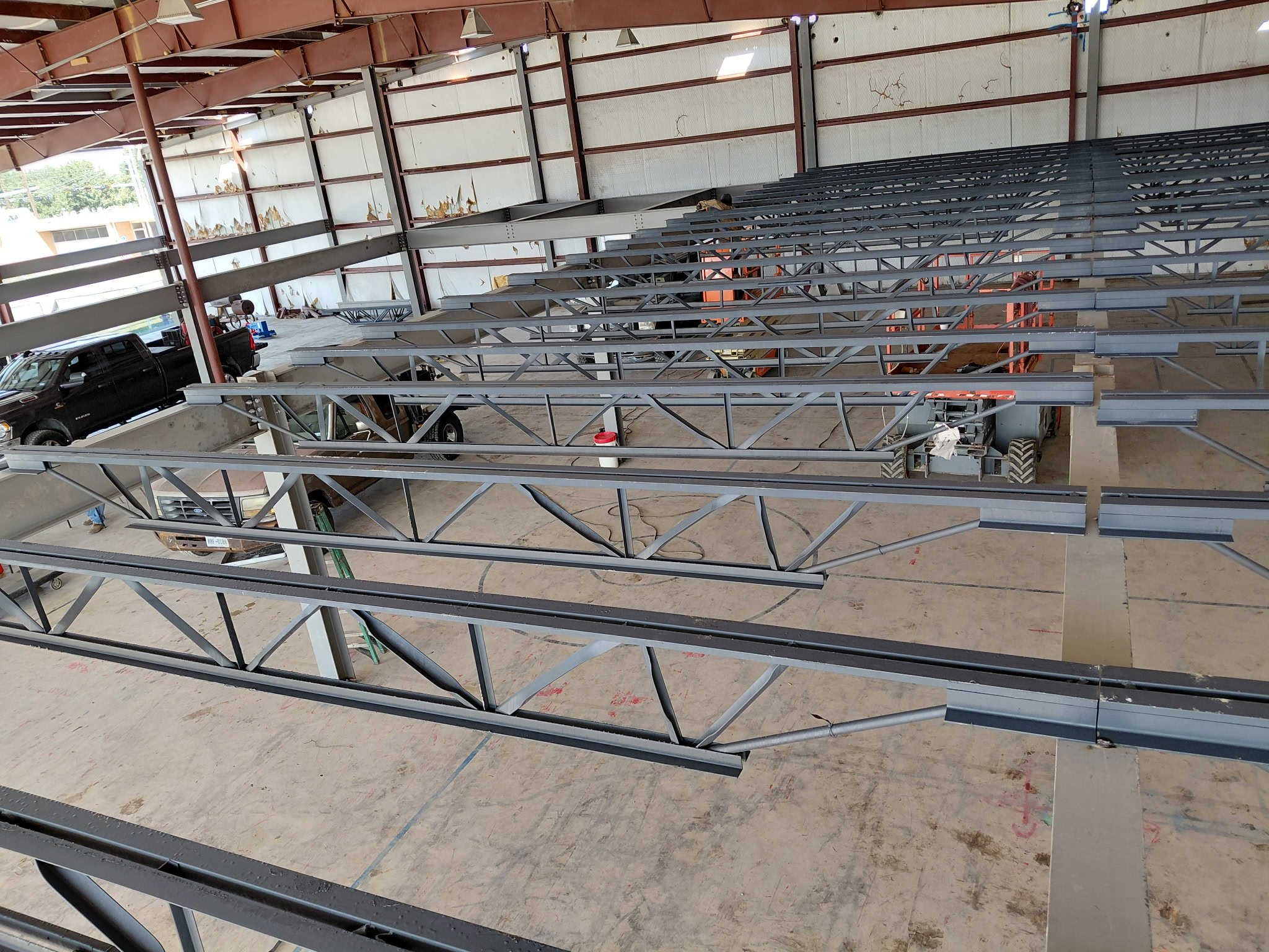 Steel truss welding